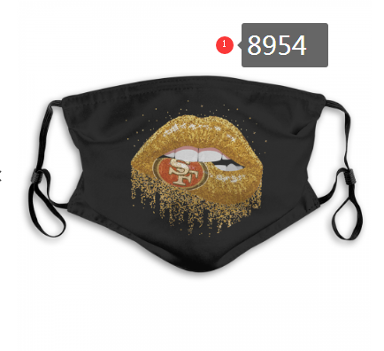 2020 NFL San Francisco 49ers #18 Dust mask with filter